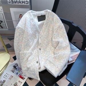 Women's Multicolor Knit Cardigan